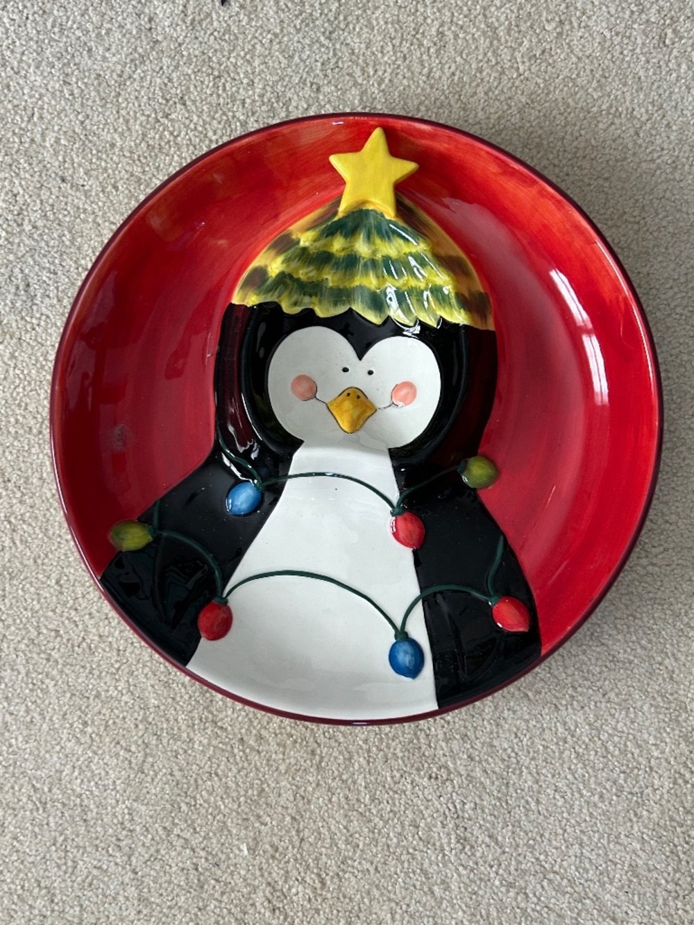 Clay Art Penguin chip & dip
